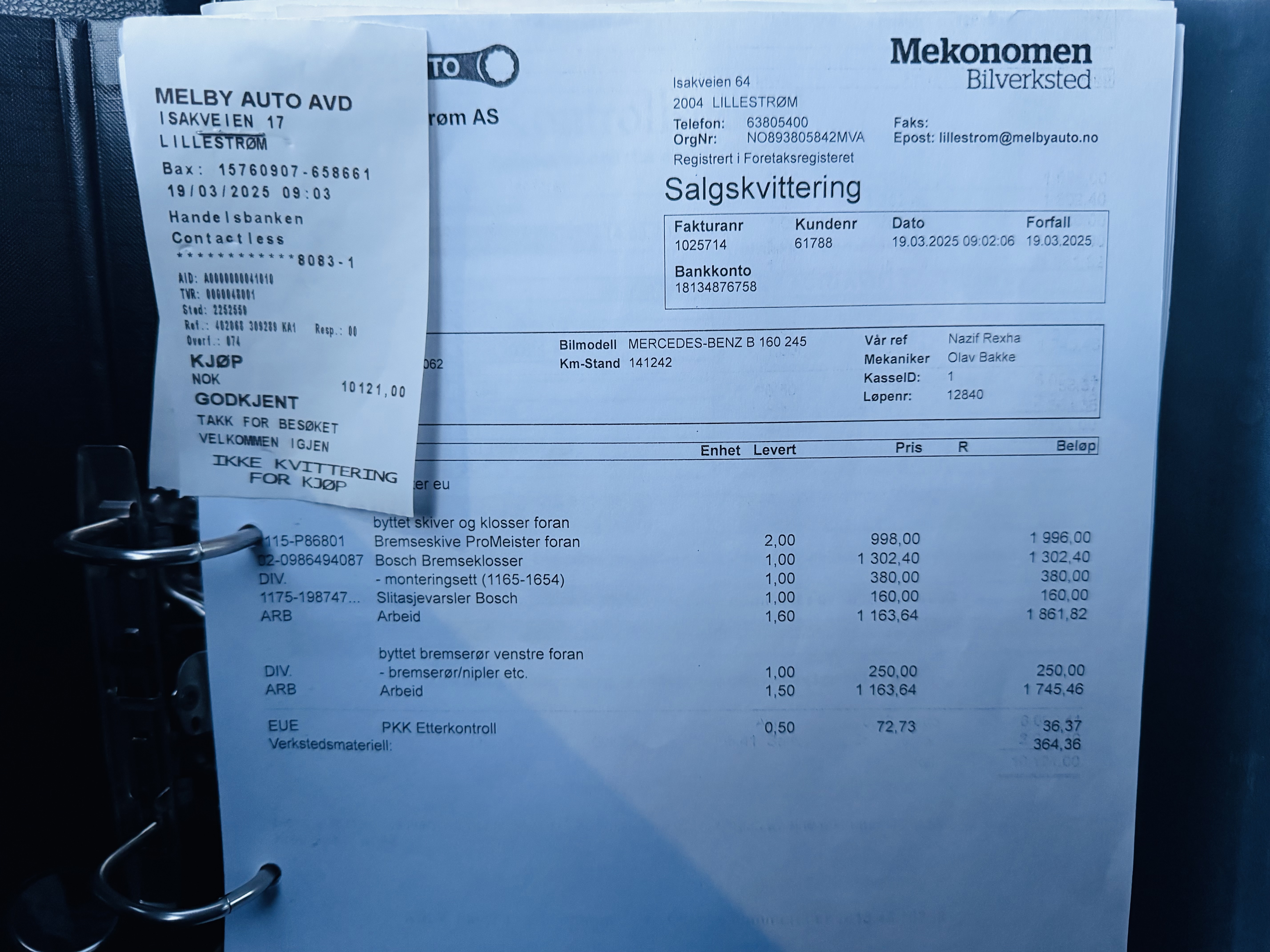 2011 MERCEDES-BENZ B 160