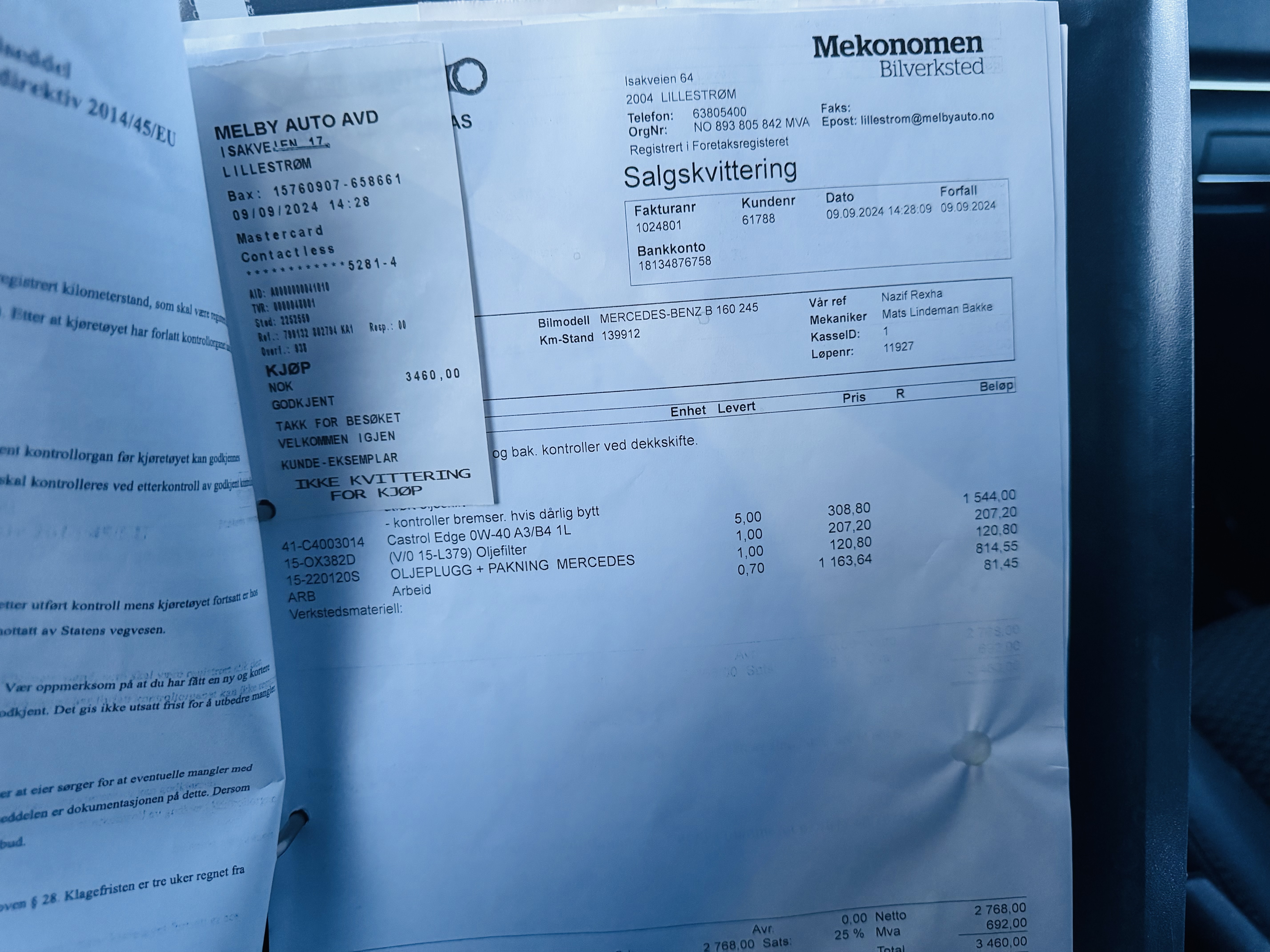 2011 MERCEDES-BENZ B 160